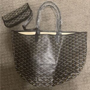 Maison Martin Margiela Brown and Black Tote Bag Set